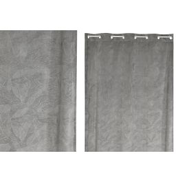 Cortina Urban DKD Home Decor Gris Claro 260 x 140 cm (2 Unidades)