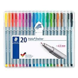 Staedtler Estuche 20 Rotuladores Triplus Fineliner 334 Colores Surtidos Precio: 15.49999957. SKU: B15TRAJ5PB