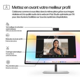 HP Series 7 Pro 27" 4K Monitor de Conferencias 727pm PVC Free