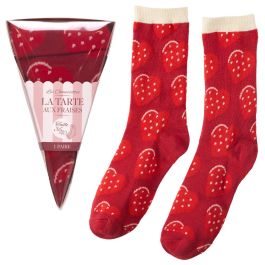 The Concept Factory Calcetines de Tarta Surtidos Fresa, Limón, Arándano, Albaricoque - Talla 36-40