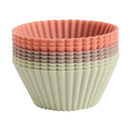 Day Juego de 9 Moldes para Magdalenas de Silicona Aptos para Lavavajillas