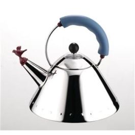 Alessi 9093 Hervidor de Acero Inoxidable 18/10 con Silbato en Forma de Pájaro Alessi 9093 Hervidor de Acero Inoxidable 18/10 con Silbato en Forma de Pájaro
