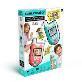 Canal Toys Walkie Talkies con Videollamada, Filtros y Efectos de Voz, Alcance 3 km, para 2 Jugadores, Edad +5 años, Azul y Rosa