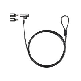 TOOQ Cable de Seguridad Tipo NANO con Llave para Portatiles 1.5 metros, Gris Oscuro Precio: 7.88999981. SKU: B1FYHJX7XA