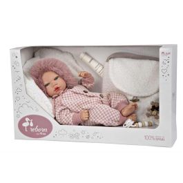 Muñeca reborn manuela con bolso y cojin 40 cm cuerpo blando Muñeca reborn manuela con bolso y cojin 40 cm cuerpo blando