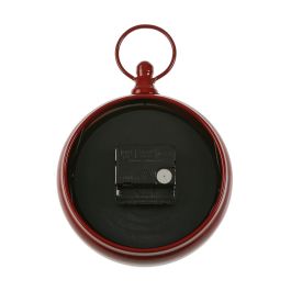 Reloj Pared Rojo 16X23 Cm Versa (2 Unidades) Reloj Pared Rojo 16X23 Cm Versa (2 Unidades)