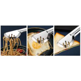 Pinzas de cocina multiuso Quttin 23.5 cm acero (36 Unidades) Pinzas de cocina multiuso Quttin 23.5 cm acero (36 Unidades)