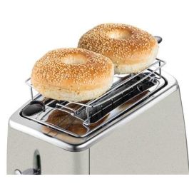 Russell Hobbs 26970-56 Tostador Luna Stone 2 Rebanadas, Control Nivel Tueste, Soporte Calientapanecillos, Función Levantar y Ver, Bandeja Recogemigas