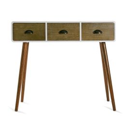 Mesa de Entrada Versa con 3 Cajones - Madera de Pino y MDF - 30x80x90 cm Mesa de Entrada Versa con 3 Cajones - Madera de Pino y MDF - 30x80x90 cm