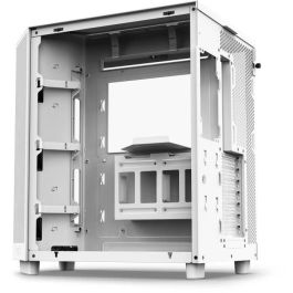 NZXT H6 Air Flow Midi Torre PC Blanco con 3 Ventiladores 120mm, Soporte ATX/micro ATX/Mini-ITX, Vidrio Templado - CC-H61FW-01