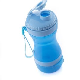 Botella con Depósito de Agua y Comida para Mascotas 2 en 1 Pettap InnovaGoods