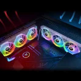 Thermaltake SWAFAN EX12 RGB Ventilador para PC 120mm Blanco, Pack de 3, TT Premium Edition