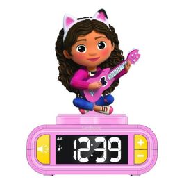 Reloj despertador digital con luz nocturna y efectos de sonido de Gabby y la Casa Mágica