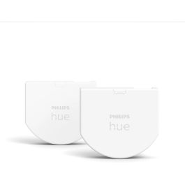 Philips Hue PHI8719514318021 Módulo de interruptor de pared, Pack de 2, Blanco, compatible con Alexa, Google Assistant y Apple HomeKit