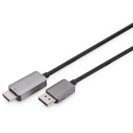 DIGITUS DisplayPort Adapterkabel DP->HDMIA St/St 8K 1.8m sch
