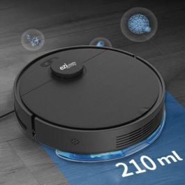 Eziclean EZI3760372558635 I-BOT Z6 MAX Robot aspirador y trapeador conectado, 150 min, 2 kPa, 0,43 L, Negro Eziclean EZI3760372558635 I-BOT Z6 MAX Robot aspirador y trapeador conectado, 150 min, 2 kPa, 0,43 L, Negro