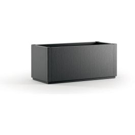 Stefanplast STE8003507685017 Jardinera Ethica rectangular 80 cm grafito