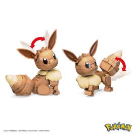 Mega Construx Hdl84 - Conjunto de Construcción Coleccionable Pokémon Eevee, Figura Armable con 228 Piezas y 10cm Altura para Niños +7 Años