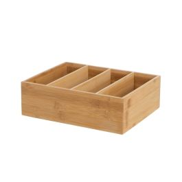 Organizador de Cajones Natural Bambú 28 x 22 x 8,5 cm