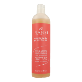 Inahsi Define Shine Mango Papaya Curl Defining Custard Styling Gel 454 gr Cabello Rizos Definidos Hidratados Brillo Precio: 23.50000048. SKU: SBL-ART11175