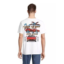 Radikal Revolution RKOUT202M Camiseta Out Run Blanca Talla M. Diseño retro inspirado en videojuego SEGA, estilo carreras y nostalgia ochentera.
