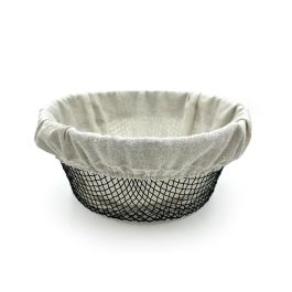 Cesta Pan Metal Redonda con Forro 23 cm My Bar - Inde (12 Unidades) Cesta Pan Metal Redonda con Forro 23 cm My Bar - Inde (12 Unidades)