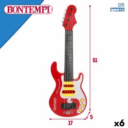 Guitarra Infantil Bontempi 17 x 51 x 5 cm (6 Unidades) Guitarra Infantil Bontempi 17 x 51 x 5 cm (6 Unidades)