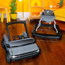 BRIGHT STARTS Ford Bronco Andador y centro de actividades 4 en 1, juguete con volante interactivo y extraíble, gris, a partir de 6 meses BRIGHT STARTS Ford Bronco Andador y centro de actividades 4 en 1, juguete con volante interactivo y extraíble, gris, a partir de 6 meses