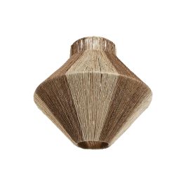 DKD Home Decor Pantalla Tropical 38 x 36 x 38 cm (2 Unidades) de Yute y Metal Natural Precio: 74.50000008. SKU: B17CPSHWWT