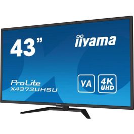 IIYAMA X4373UHSU-B1 Monitor 42.5" 4K UHD VA 3ms con HDMI, DisplayPort y USB ProLite X4373UHSU-B1 Negro