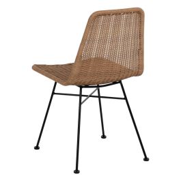 Silla Natural Pe-Acero Salón 47 X 59 X 84 cm