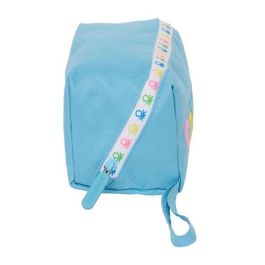 Estuche Escolar Benetton Spring Azul cielo 22 x 10 x 10 cm