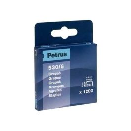 Petrus Grapa cobreada 530/6mm, 1200 piezas, alambre cobreado, cobre, 11.4x6mm, ref. 77513 Precio: 2.78999985. SKU: S7918140