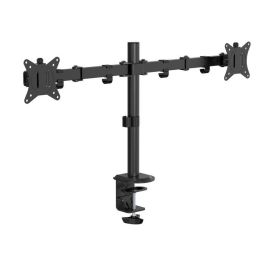 eSTUFF Soporte de Escritorio para Monitor Doble con Ajuste Ergonómico y Gestión de Cables para un Espacio de Trabajo Organizado