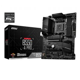 MSI Placa Base AM4 B550-A PRO para AMD Ryzen, DDR4, Chipset B550, ATX Precio: 269.50000033. SKU: S7819278
