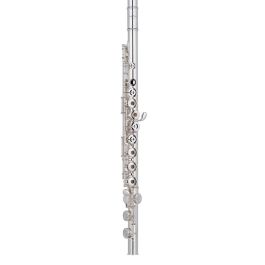 PEARLFLUTE B505Re-Hc Flauta Travesera Quantz Brezza, plateada, desalineada, platos abiertos, mecanismo de Mi, Pata de Do