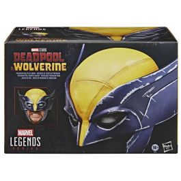 Hasbro Máscara Premium Lobezno Deadpool & Wolverine Escala 1:1, Talla Única con Acolchado Interno Extraíble y Base
