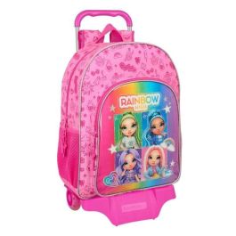 Mochila Escolar con Ruedas Rainbow High Shine Multicolor 33 x 42 x 14 cm Precio: 34.50000037. SKU: B1389PR6T3