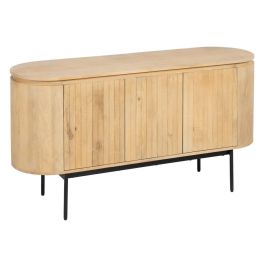 Aparador MONTMARTRE Negro Natural Hierro Madera de mango 140 x 40 x 75 cm