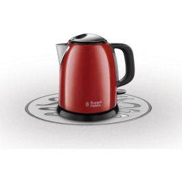Russell Hobbs 24992-70 Hervidor Mini Colours Plus+ Rojo 1L, Ahorro de Energía, Diseño Compacto