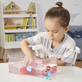 Marvel Spidey y sus Increíbles Amigos HASG14645P0 - Figura y Vehículo Araña Marina Water-Webs, Juguete +4 Años