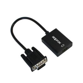 APPROX APPC25 Adaptador de VGA HDB15 a HDMI Hembra Negro, Conector Macho/Hembra, 0,2m Precio: 8.49999953. SKU: B13EKZJCMX