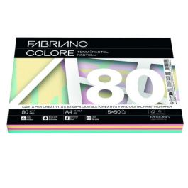 Fabriano F19100811 Papel A4 80g Colores Surtidos Pastel, Paquete de 250 Hojas Precio: 16.50000044. SKU: B17WWG8XTK