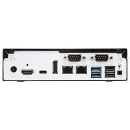 Shuttle XPC Slim DH810 Barebone Mini PC LGA1851, DDR5, USB4, HDMI 2.1, DisplayPort, Fuente 120W, Negro