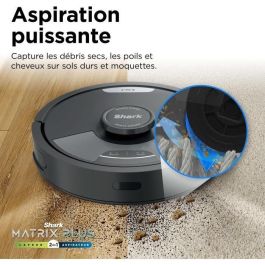 Shark Matrix Plus RV2620WAEU - Robot aspirador y fregador 2 en 1 con vaciado automático y limpieza de esquinas y ángulos