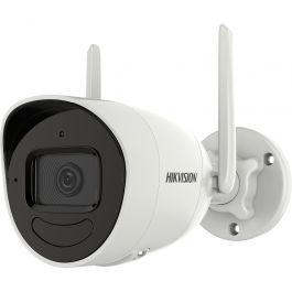 Hikvision DS-2CV2041G2-IDW(W)(2.8mm) Cámara IP Bullet IR 4MP Wi-Fi/Alámbrica Exterior IP66 con Visión Nocturna y Audio