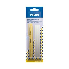 Milan Portagomas automático con 3 recambios de colores surtidos - Ø7mm x 12cm