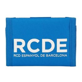 Safta Billetera RCD Espanyol 12,5x9,5 cm Poliéster 600D Blanco y Azul
