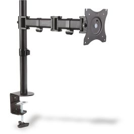 Digitus DA-90361 Soporte de mesa para 1 monitor de 15 a 27 pulgadas, hasta 8kg, montaje con abrazadera, negro