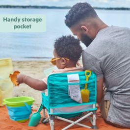 Disney Baby DIS0074451172364 Asiento elevador de viaje plegable, portátil, ligero y fácil de limpiar